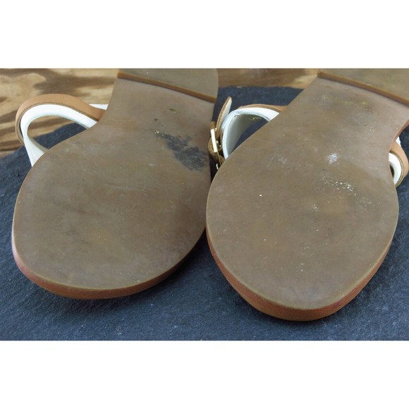 Cole Haan Grandos Sz 7 B Brown Flip Flop Synthetic Women Sandals W14563 - Picture 9 of 9